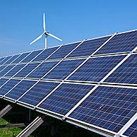 Photovoltaic solar panels for electricity production, Germany